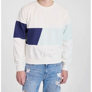 Sovereign Code Dash Crewneck Colorblock Pullover Sweater Multicolor Boys 14-16 L